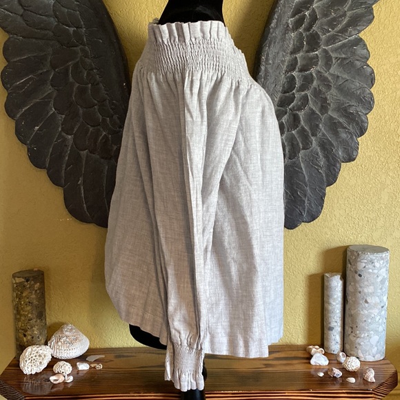 Ann Taylor Loft Open Shoulder Shirt Top - Picture 2 of 6